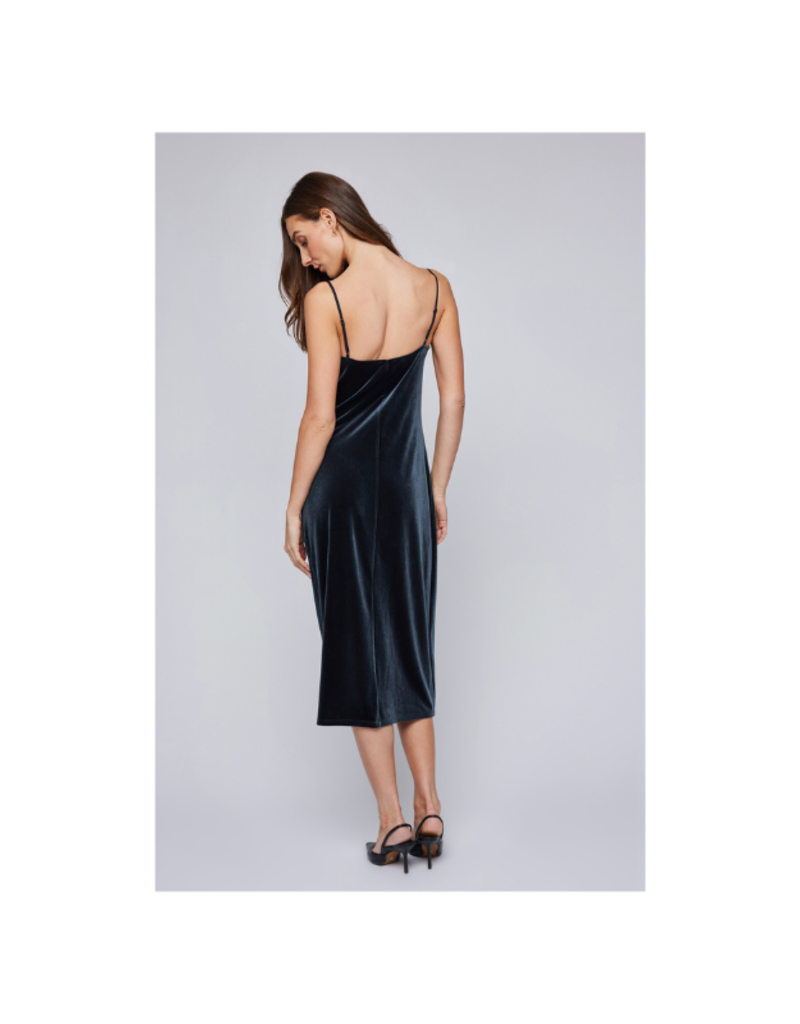 Gentle Fawn LAST ONE - SIZE L - Jolene Dress in Twilight Navy Velvet by Gentle Fawn