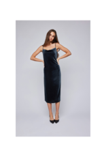 Gentle Fawn LAST ONE - SIZE L - Jolene Dress in Twilight Navy Velvet by Gentle Fawn