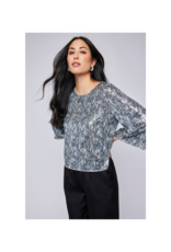 Gentle Fawn LAST ONE - SIZE S - Jett Top in Twilight Sequin by Gentle Fawn