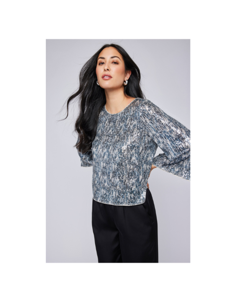 Gentle Fawn LAST ONE - SIZE S - Jett Top in Twilight Sequin by Gentle Fawn