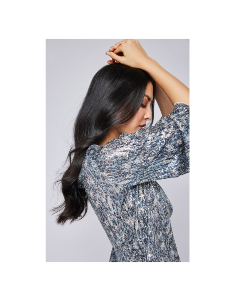 Gentle Fawn LAST ONE - SIZE S - Jett Top in Twilight Sequin by Gentle Fawn