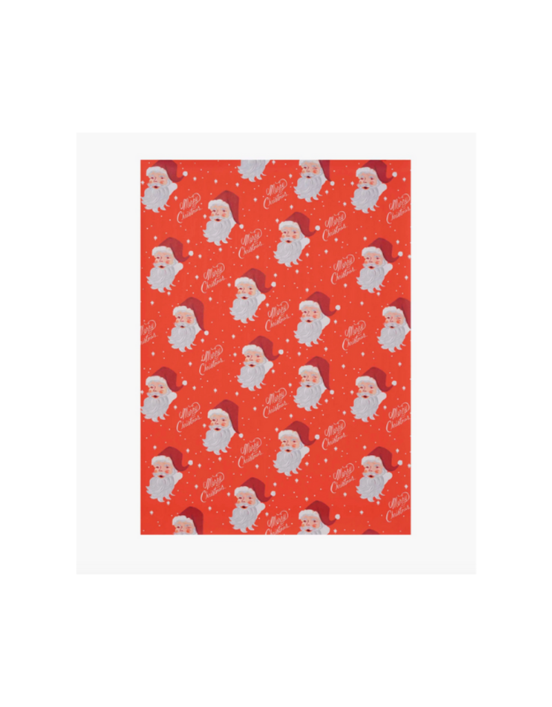 Rifle Paper Co. Roll of 3 Santa Wrapping Sheets by Rifle Paper