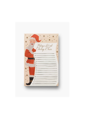 Rifle Paper Co. Santa's List Notepad by Rifle Paper