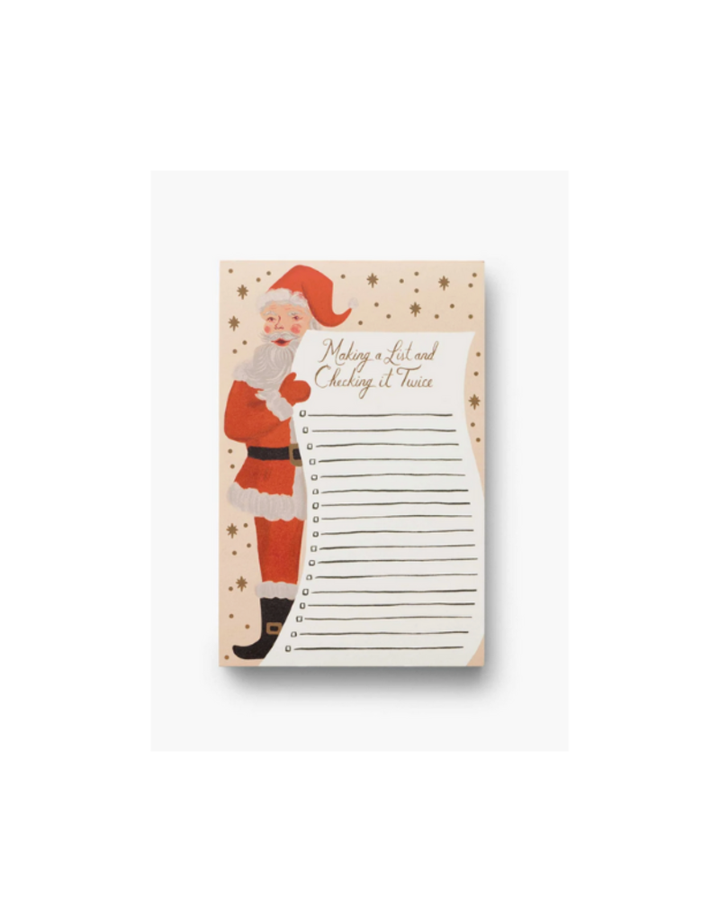 Rifle Paper Co. Santa's List Notepad by Rifle Paper