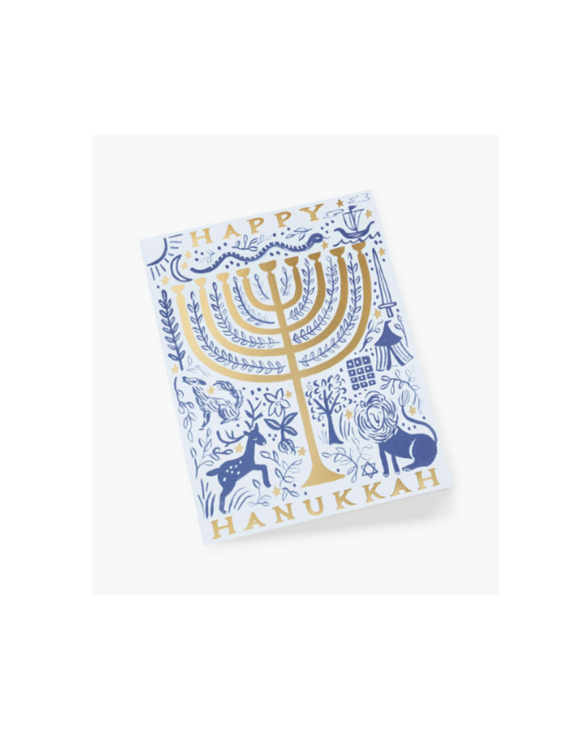 Rifle Paper Co. Twelve Tribes Menorah Card by Rifle Paper