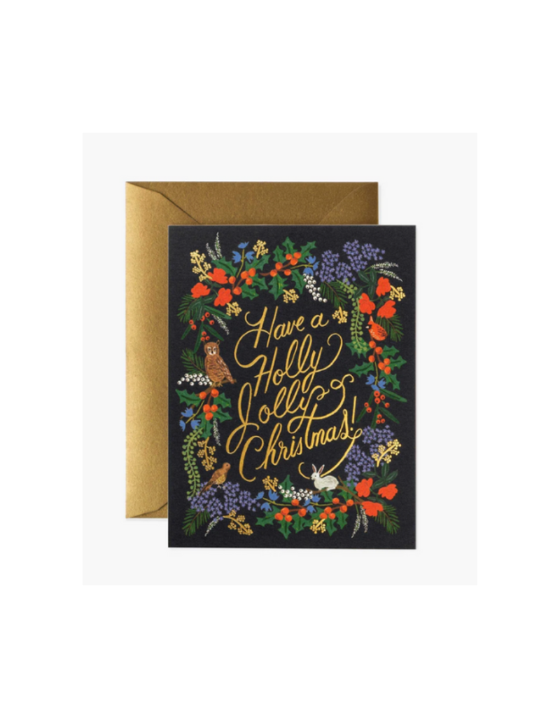 Rifle Paper Co. Holly Jolly Christmas Card by Rifle Paper