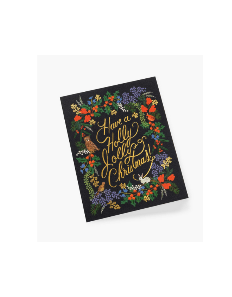 Rifle Paper Co. Holly Jolly Christmas Card by Rifle Paper
