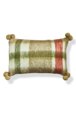 Sno Plaid Wool Blend Pillow