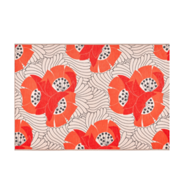 Dash & Albert Dash & Albert Machine Washable Japanese Poppy Rug 3x5
