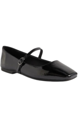 Mollini LAST ONE - SIZE 36 - Tokena Ballet Flat in Black Patent Leather by Mollini