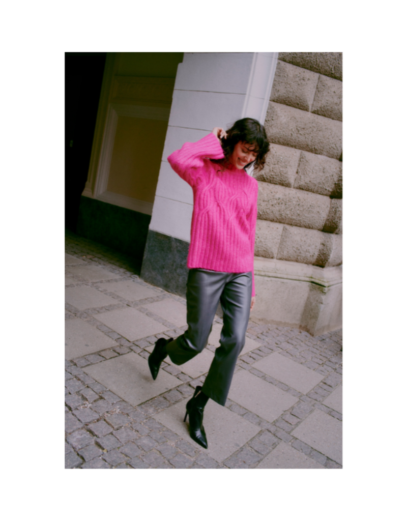 b.young LAST ONE - SIZE M - Daja Straight Pants in Asphalt by b.young