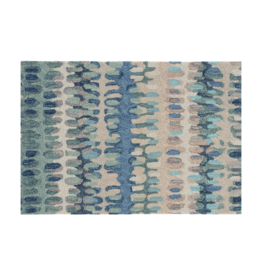 Dash & Albert Dash & Albert Wool Rug in Paint Chip Blue 2x3