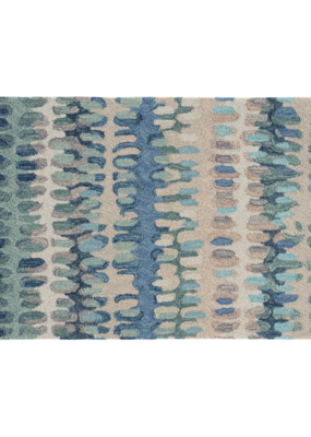 Dash & Albert Dash & Albert Wool Rug in Paint Chip Blue 2x3