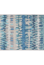 Dash & Albert Dash & Albert Machine Washable Paint Chip Blue Rug 3x5