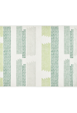 Dash & Albert Dash & Albert Machine Washable Tread Lightly Green Rug 3x5