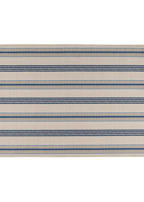 Dash & Albert Dash & Albert Machine Washable Nimes Ticking Neutral Rug 3x5
