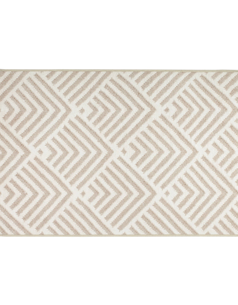 Dash & Albert Dash & Albert Machine Washable Cleo Cement Rug 3x5