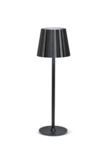 Fluted Shade LED Lamp Black