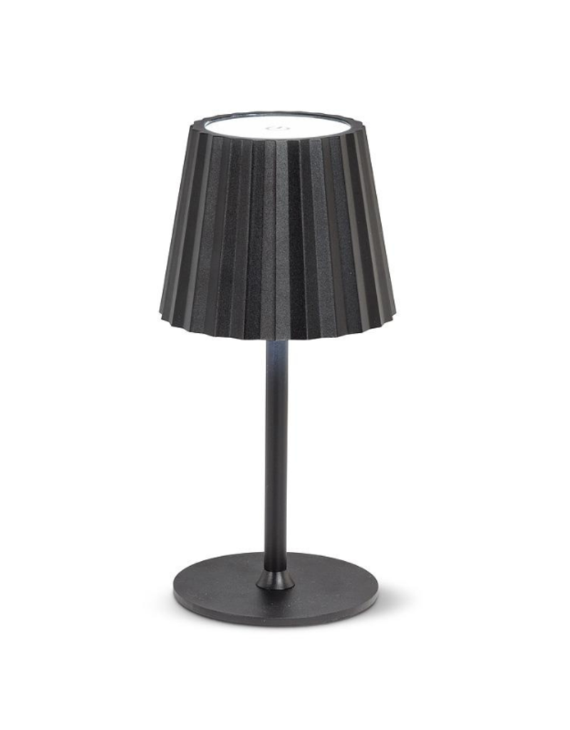 Fluted Shade LED Lamp Black