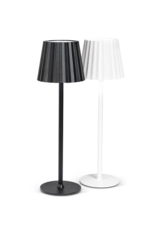 Fluted Shade LED Lamp Black