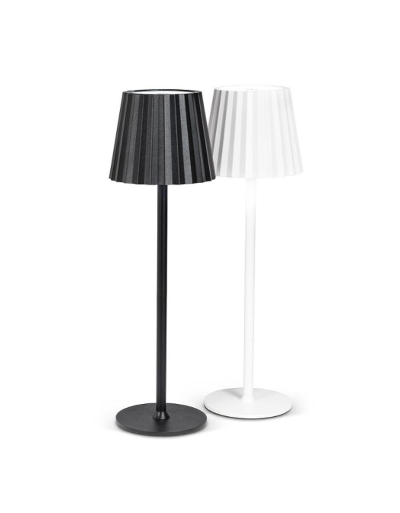 Fluted Shade LED Lamp Black