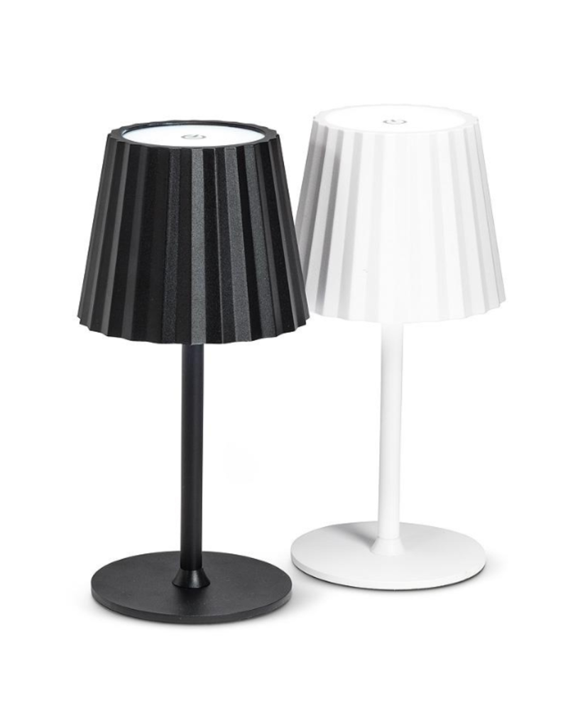 Fluted Shade LED Lamp Black