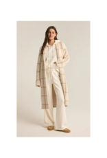 Z Supply Mason Windowpane Coat in Sea Salt by Z Supply