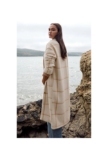 Z Supply Mason Windowpane Coat in Sea Salt by Z Supply
