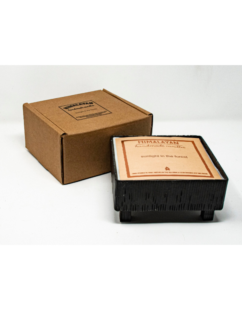 Himalayan Trading Post LAST ONE - Grapefruit Pine Square Blacksmith Bowl Candle by Himalayan Handmade Candle