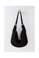 Free People Roma Suede Tote in Black by Free People