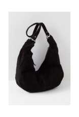Free People Roma Suede Tote in Black by Free People