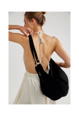 Free People Roma Suede Tote in Black by Free People