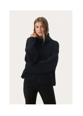 Part Two Camryn Turtleneck Dark Navy by Part Two