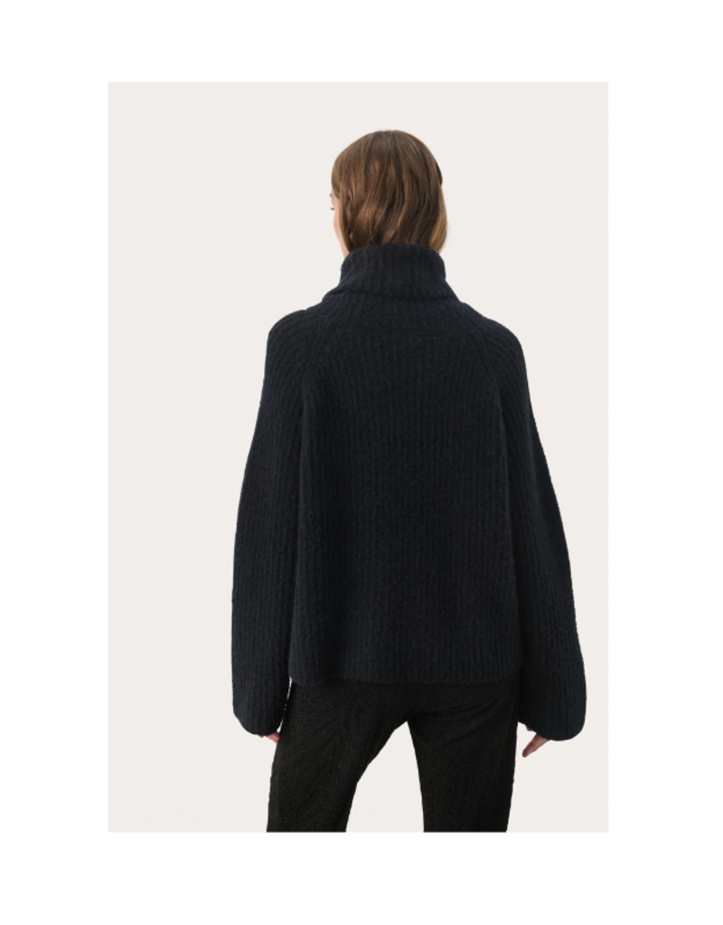 Part Two Camryn Turtleneck Dark Navy by Part Two