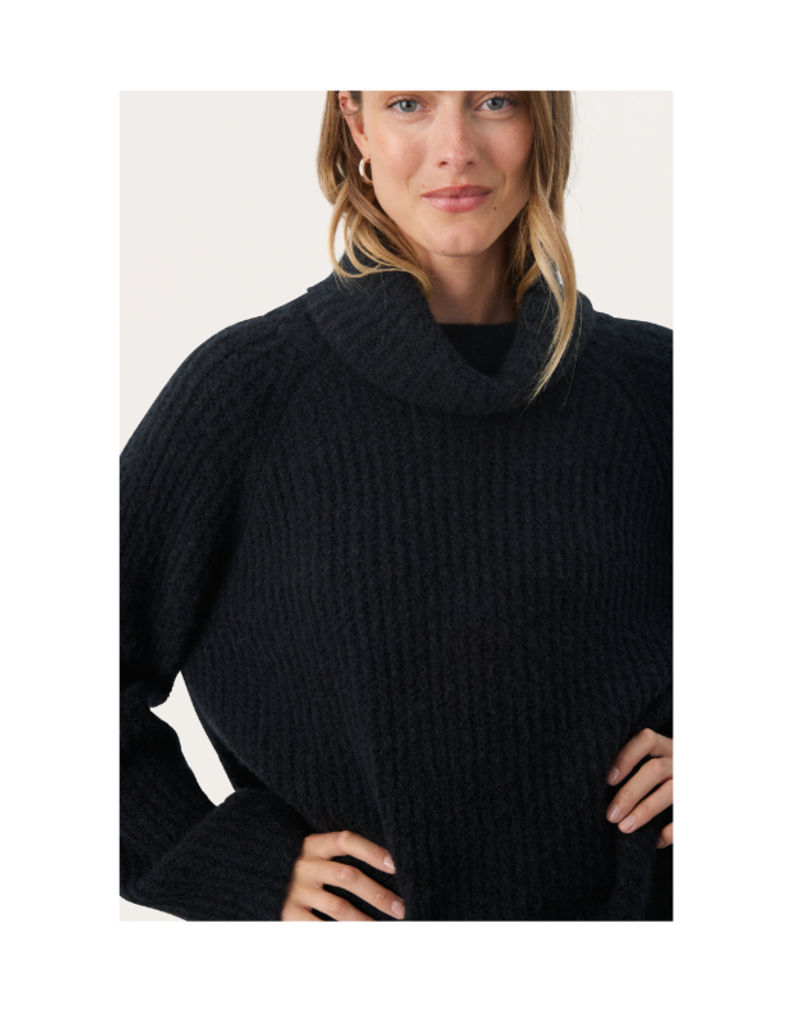 Part Two Camryn Turtleneck Dark Navy by Part Two