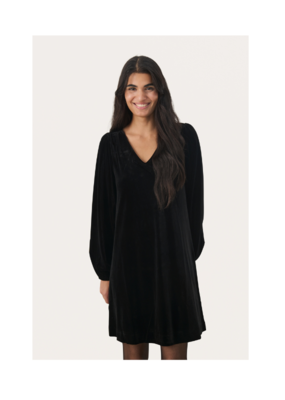 Part Two LAST ONE - SIZE XS - Madi Dress in Black Velvet by Part Two