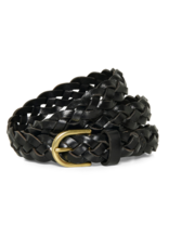 Part Two Mari Belt in Black Metallic by Part Two