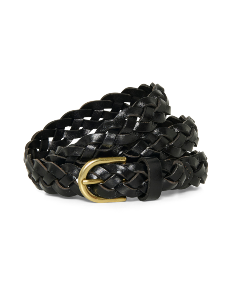 Part Two Mari Belt in Black Metallic by Part Two