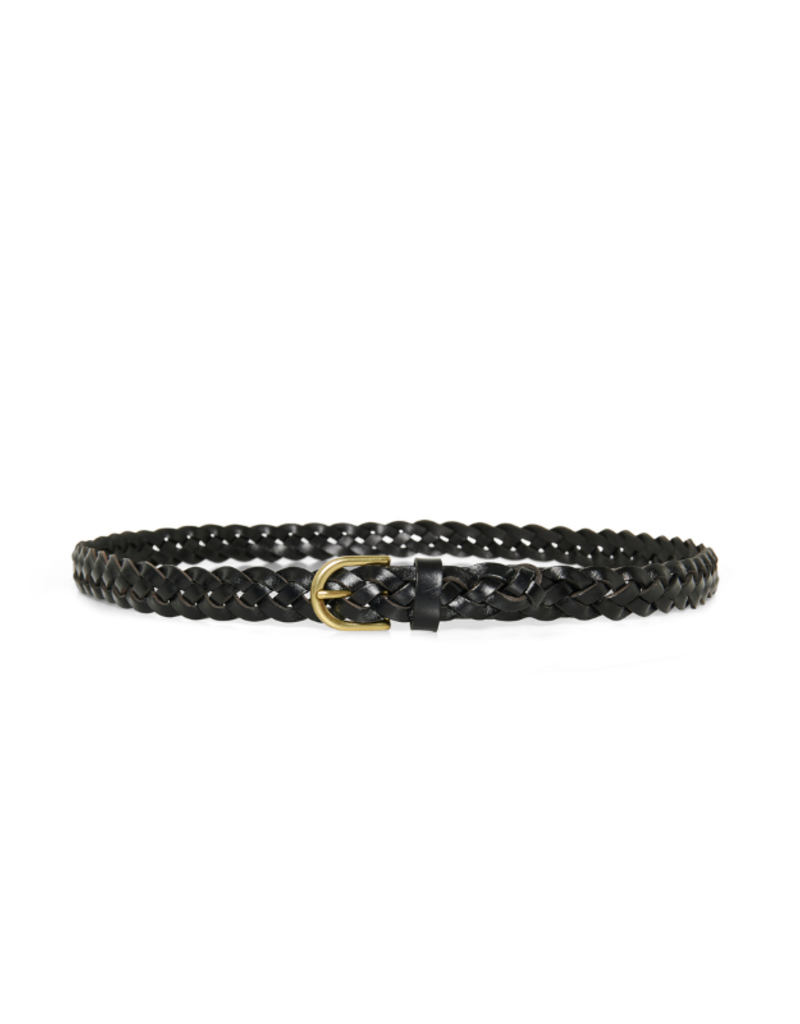 Part Two Mari Belt in Black Metallic by Part Two