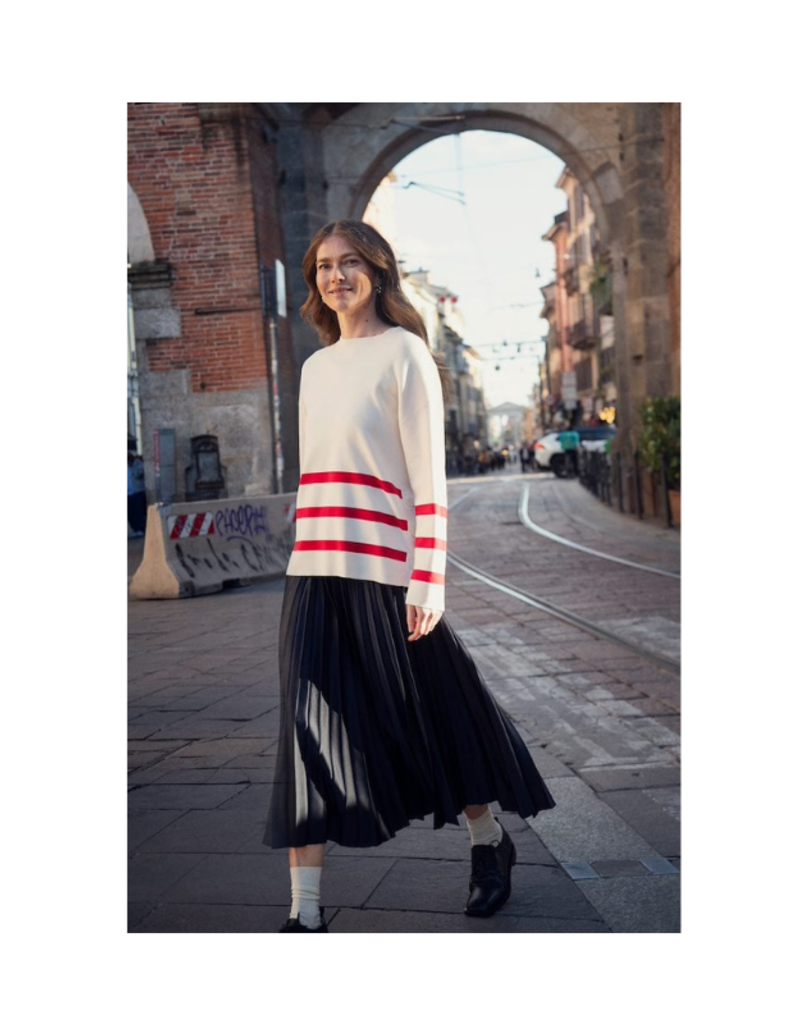 Part Two Veneda Skirt in Dark Navy by Part Two