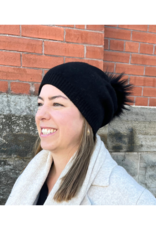 PNYC Evelyn Beanie in Black by PNYC