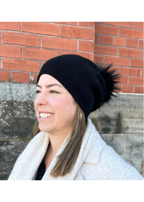 PNYC Evelyn Beanie in Black by PNYC