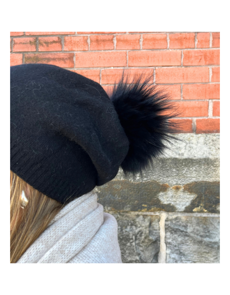 PNYC Evelyn Beanie in Black by PNYC