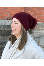 PNYC Evelyn Beanie in Wine by PNYC