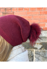 PNYC Evelyn Beanie in Wine by PNYC
