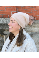 PNYC Evelyn Beanie in Blush by PNYC