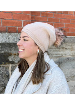 PNYC Evelyn Beanie in Blush by PNYC