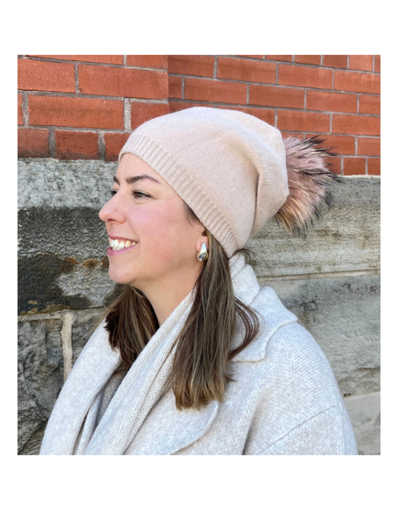 PNYC Evelyn Beanie in Blush by PNYC