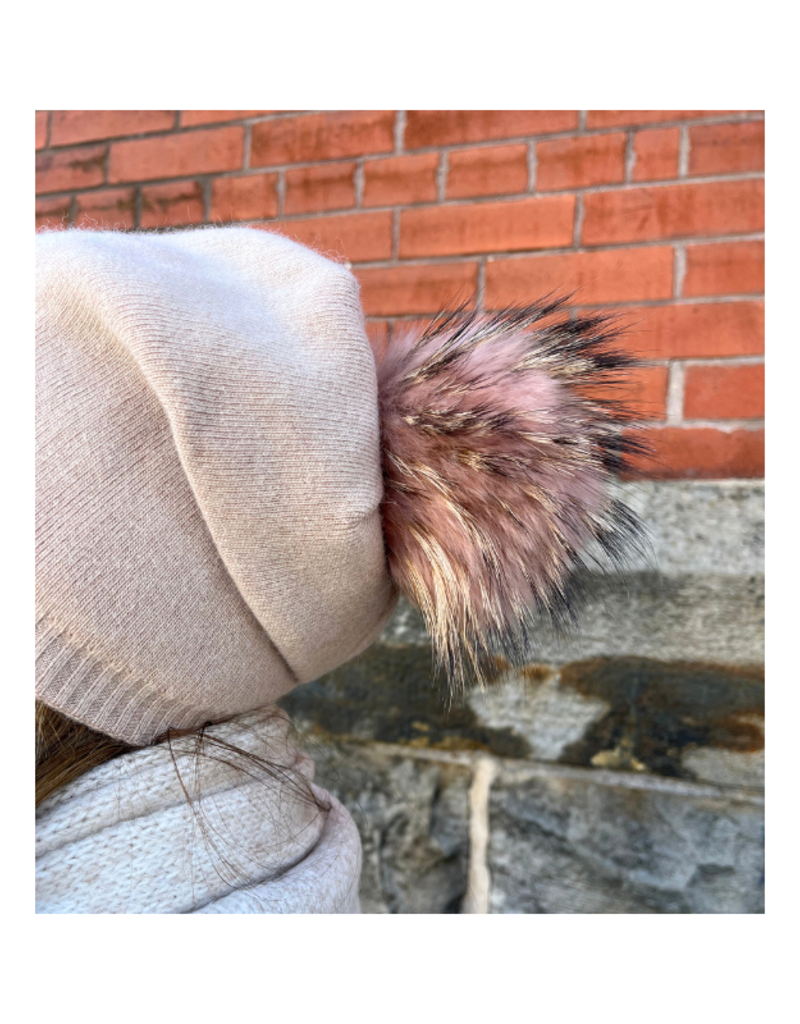 PNYC Evelyn Beanie in Blush by PNYC