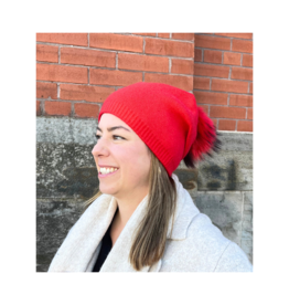 PNYC Evelyn Beanie in Red by PNYC